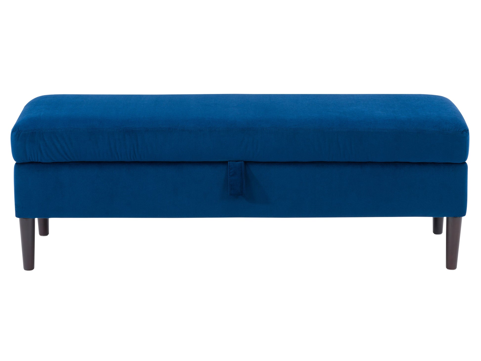 blue Velvet Storage Bench Perry Collection product image by CorLiving#color_perry-blue