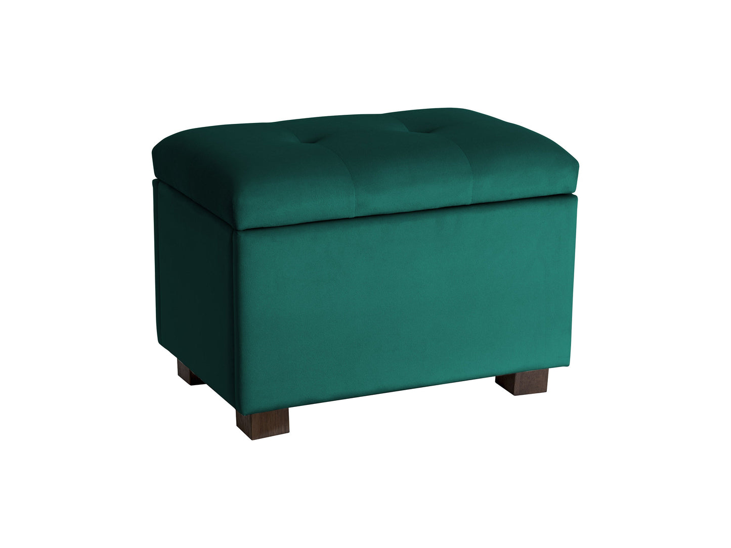 green Velvet Ottoman with Storage Asha Collection product image by CorLiving#color_asha-green