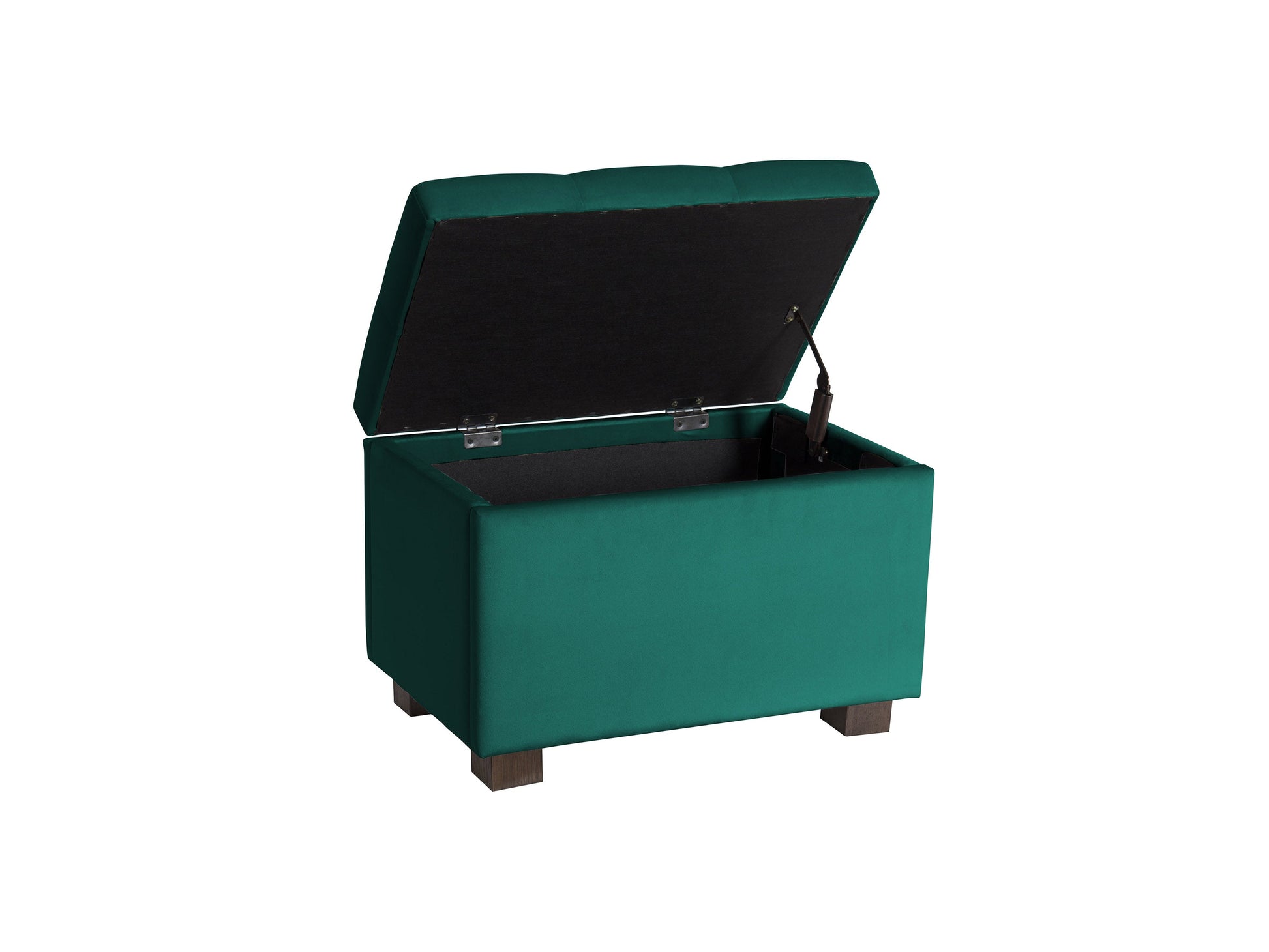green Velvet Ottoman with Storage Asha Collection product image by CorLiving#color_asha-green