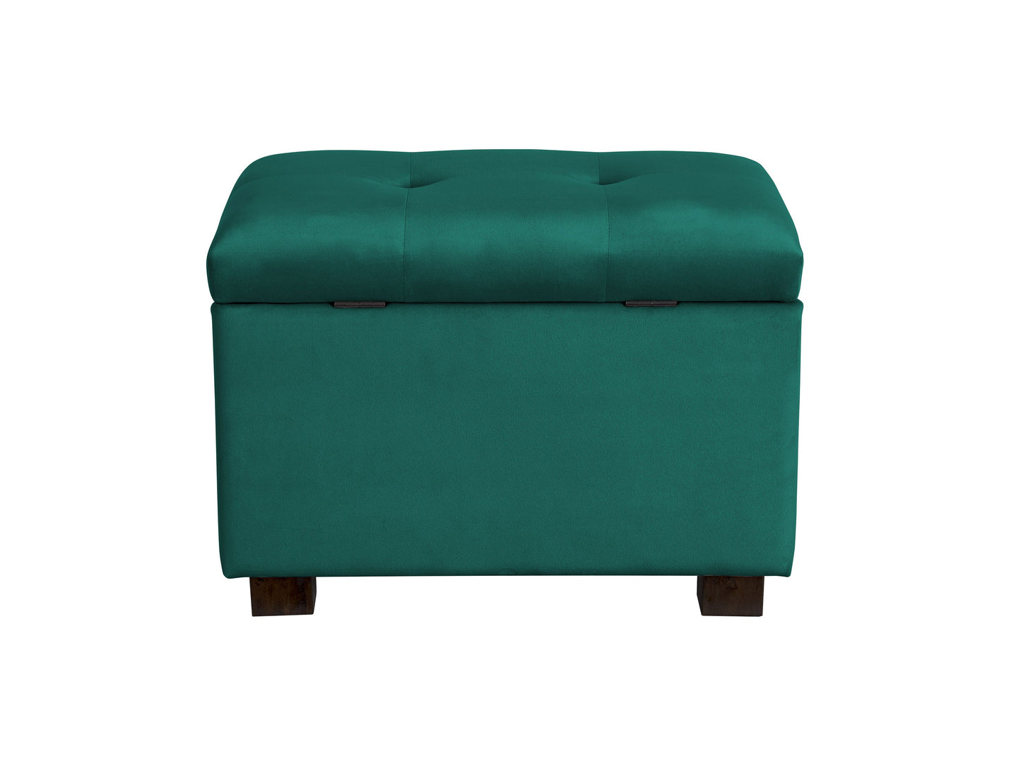 green Velvet Ottoman with Storage Asha Collection product image by CorLiving#color_asha-green