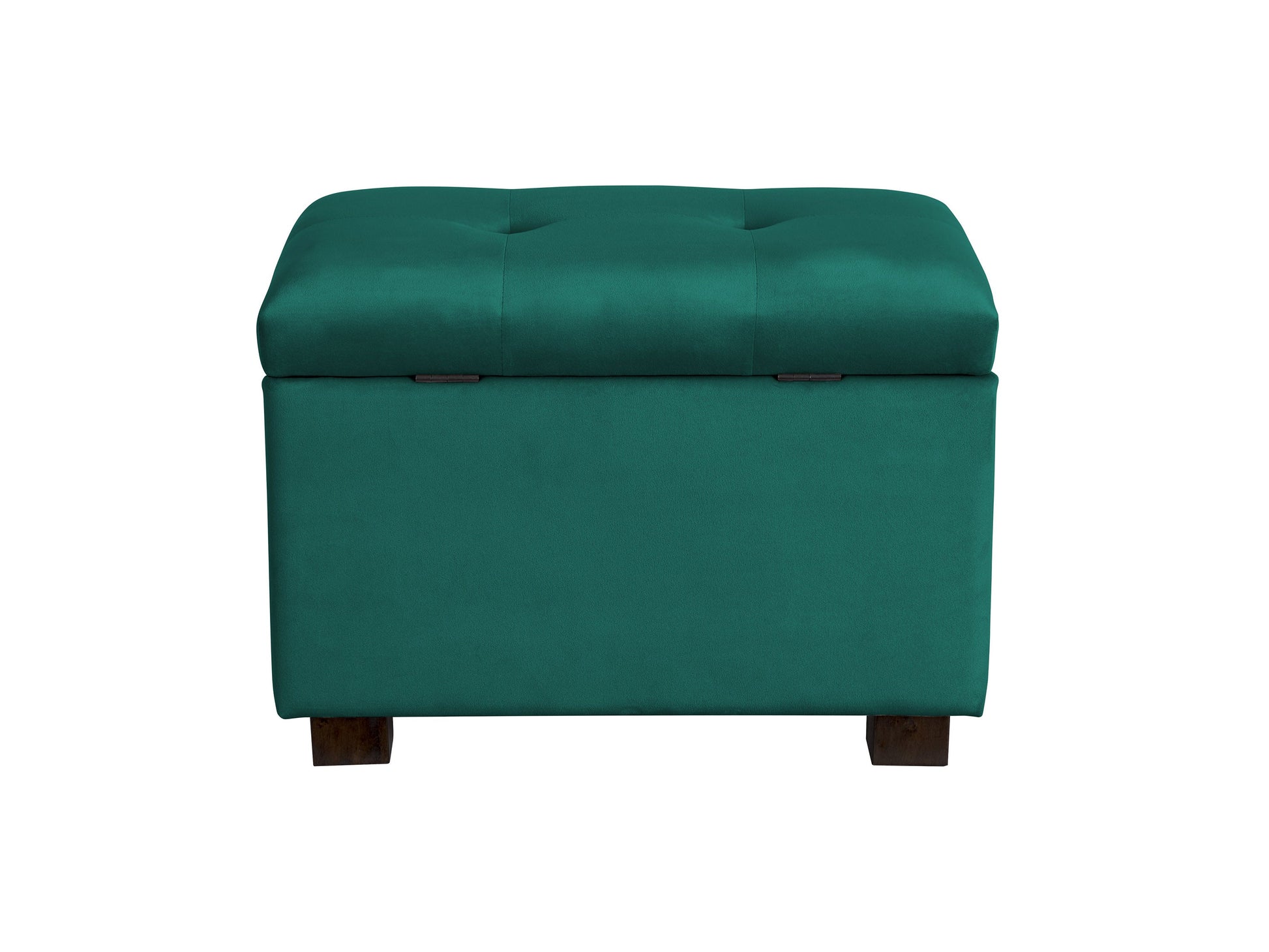 green Velvet Ottoman with Storage Asha Collection product image by CorLiving#color_asha-green