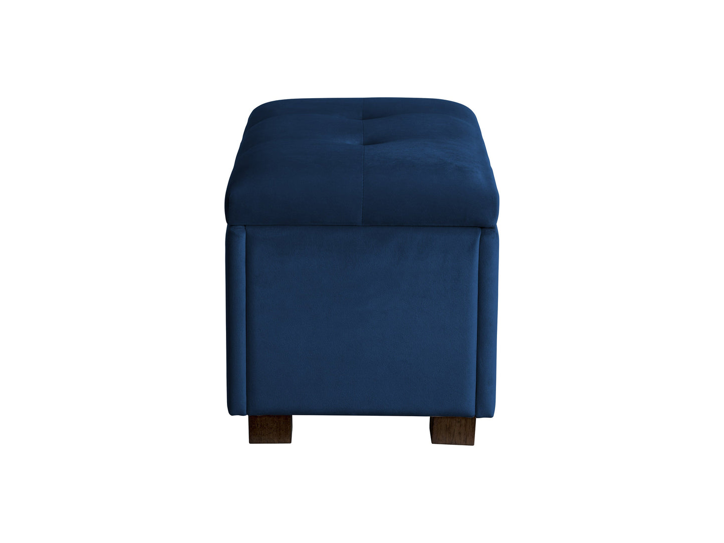 blue Velvet Ottoman with Storage Asha Collection product image by CorLiving#color_asha-blue