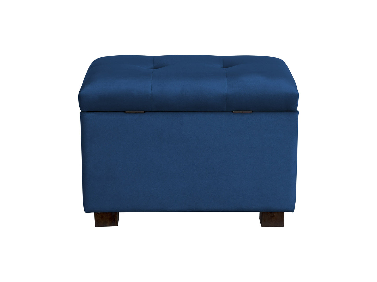 blue Velvet Ottoman with Storage Asha Collection product image by CorLiving#color_asha-blue