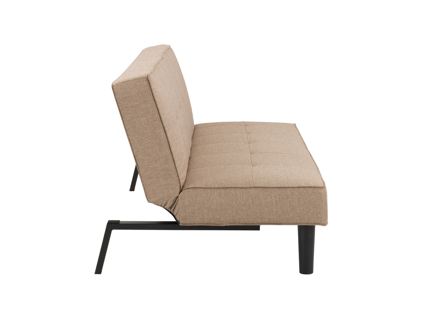 beige Convertible Futon Sofa Bed Yorkton collection product image by CorLiving#color_beige