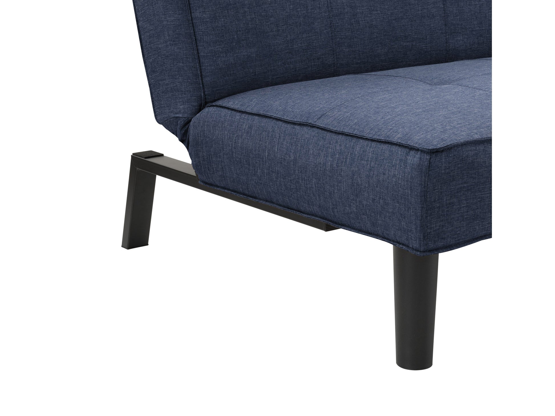 navy blue Convertible Futon Sofa Bed Yorkton collection detail image by CorLiving#color_navy-blue
