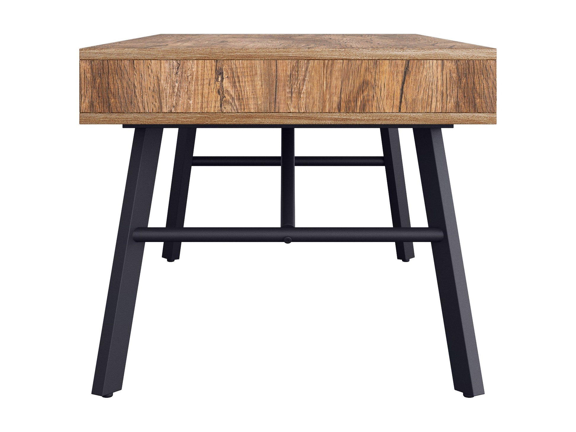 brown Rustic Wood Coffee Table Auston Collection product image by CorLiving#color_brown