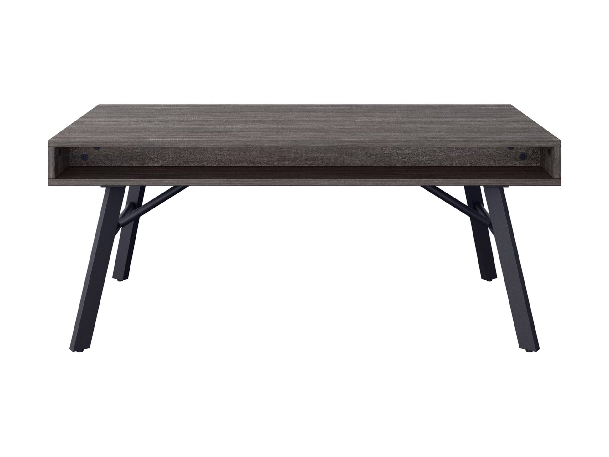 grey Rustic Wood Coffee Table Auston Collection product image by CorLiving#color_grey