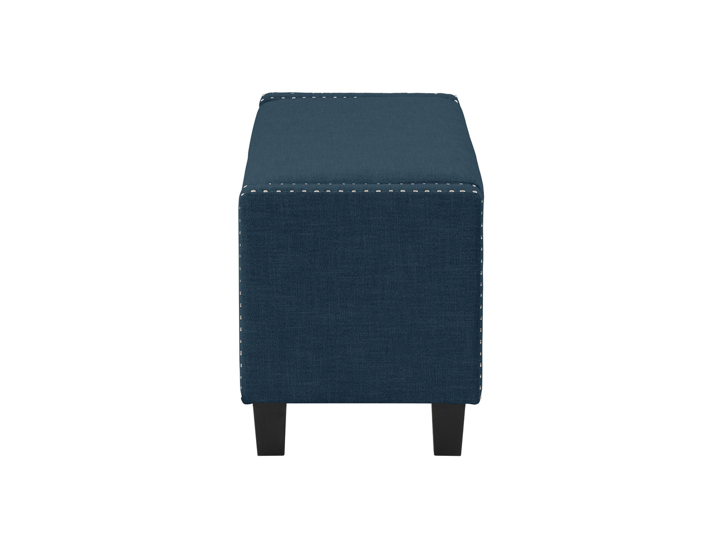 navy blue End of Bed Storage Bench Luna Collection product image by CorLiving#color_luna-navy-blue