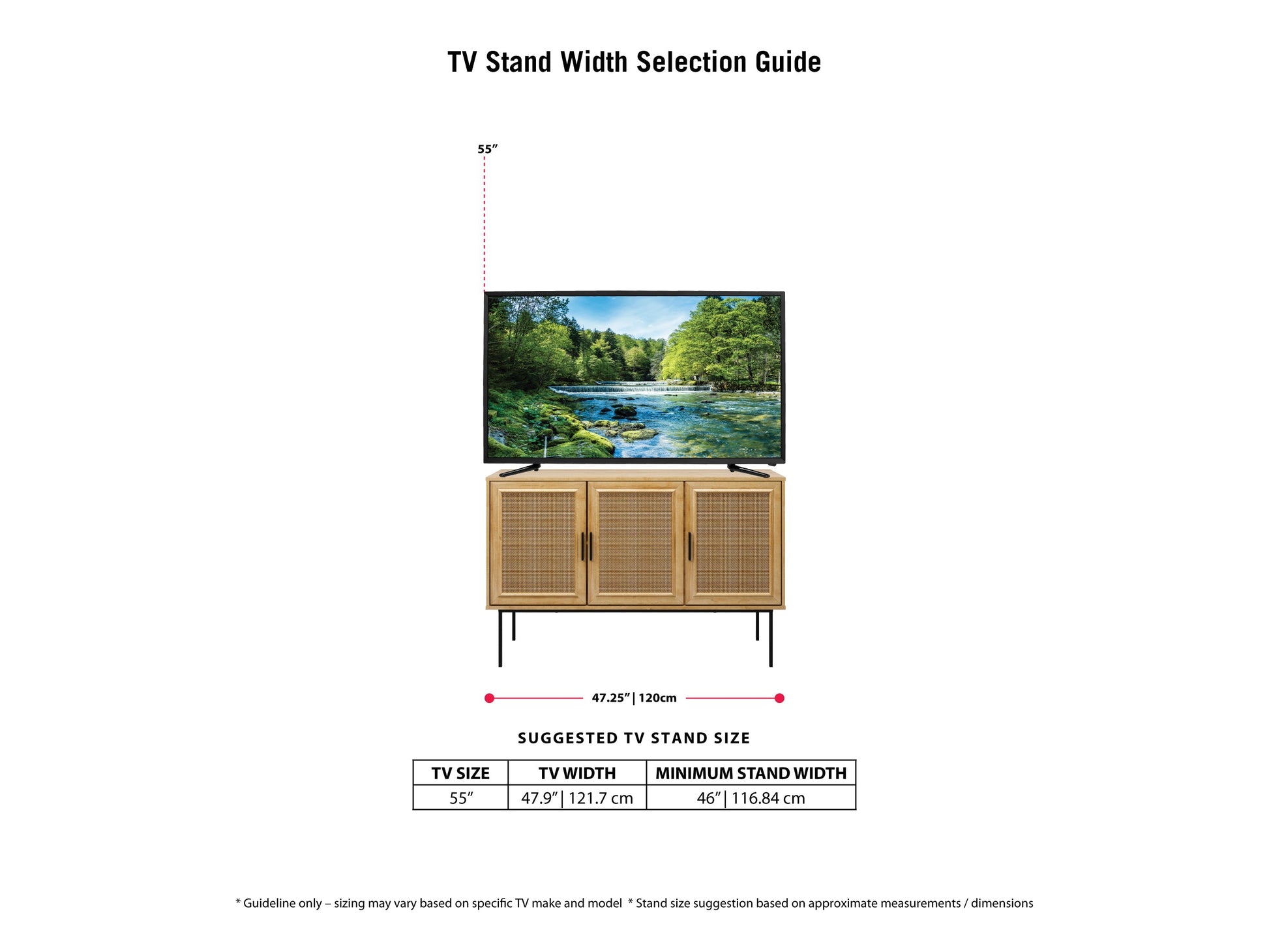 light brown Wood Sideboard Buffet Emmett Collection infographic by CorLiving#color_emmett-light-brown