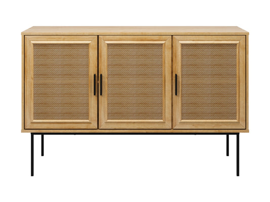 light brown Wood Sideboard Buffet Emmett Collection product image by CorLiving#color_emmett-light-brown