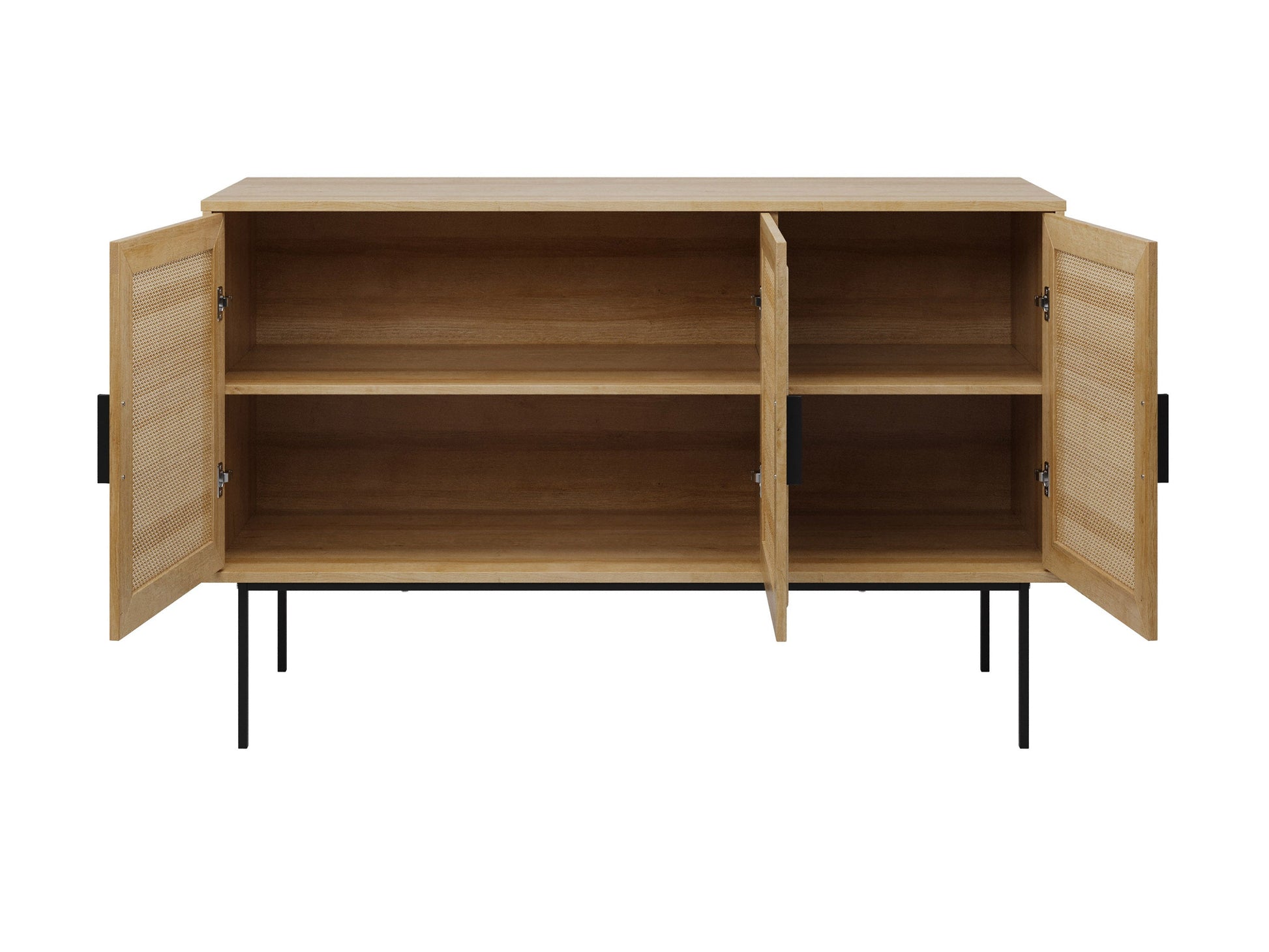 light brown Wood Sideboard Buffet Emmett Collection product image by CorLiving#color_emmett-light-brown