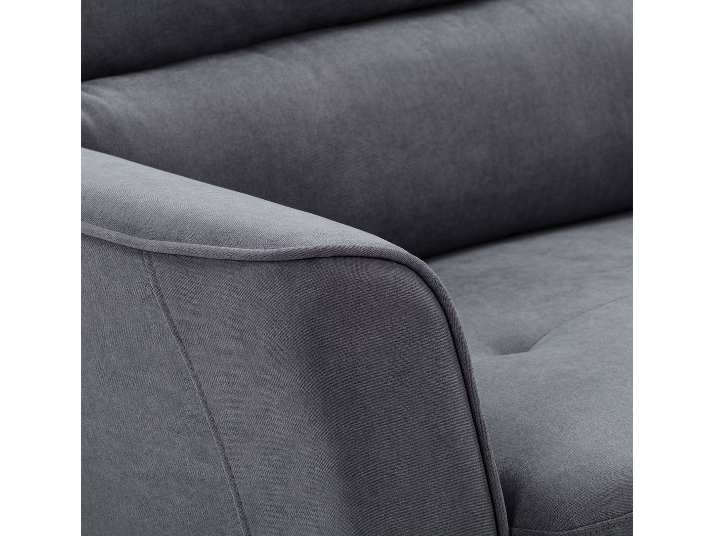 dark grey 3 Seater Sofa Caroline collection detail image by CorLiving#color_dark-grey