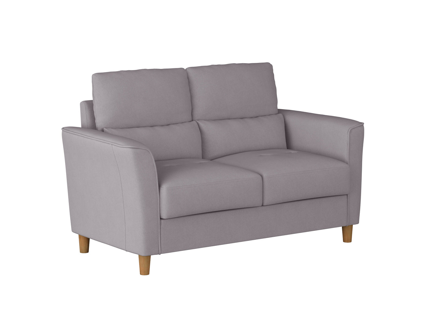 light grey 2 Seater Sofa Loveseat Caroline collection detail image by CorLiving#color_light-grey