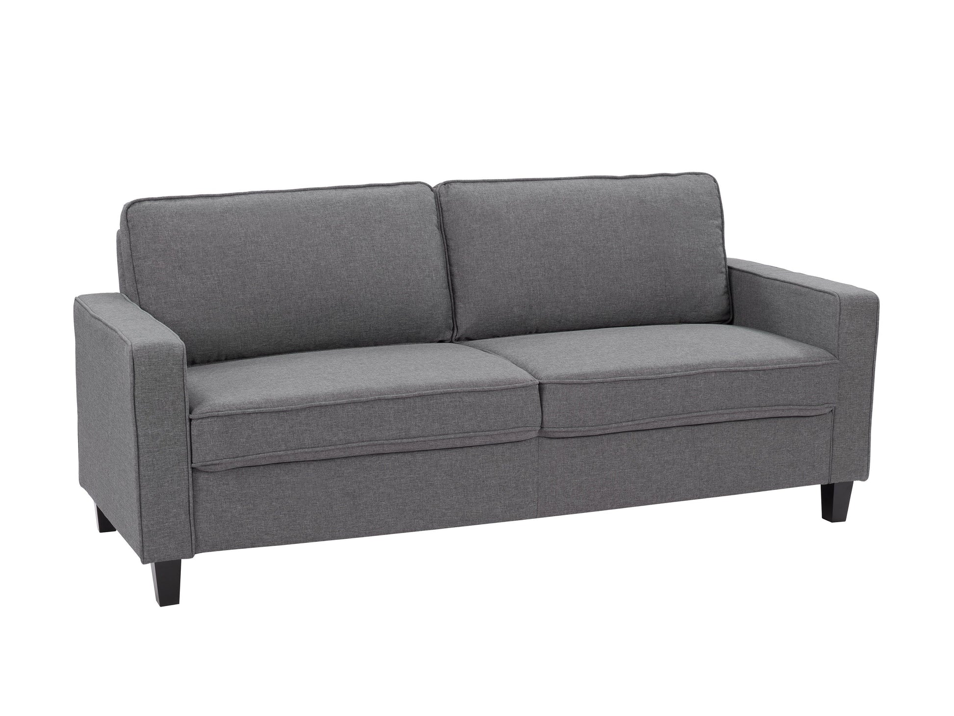 grey 3 Seater Sofa Georgia Collection product image by CorLiving#color_georgia-grey