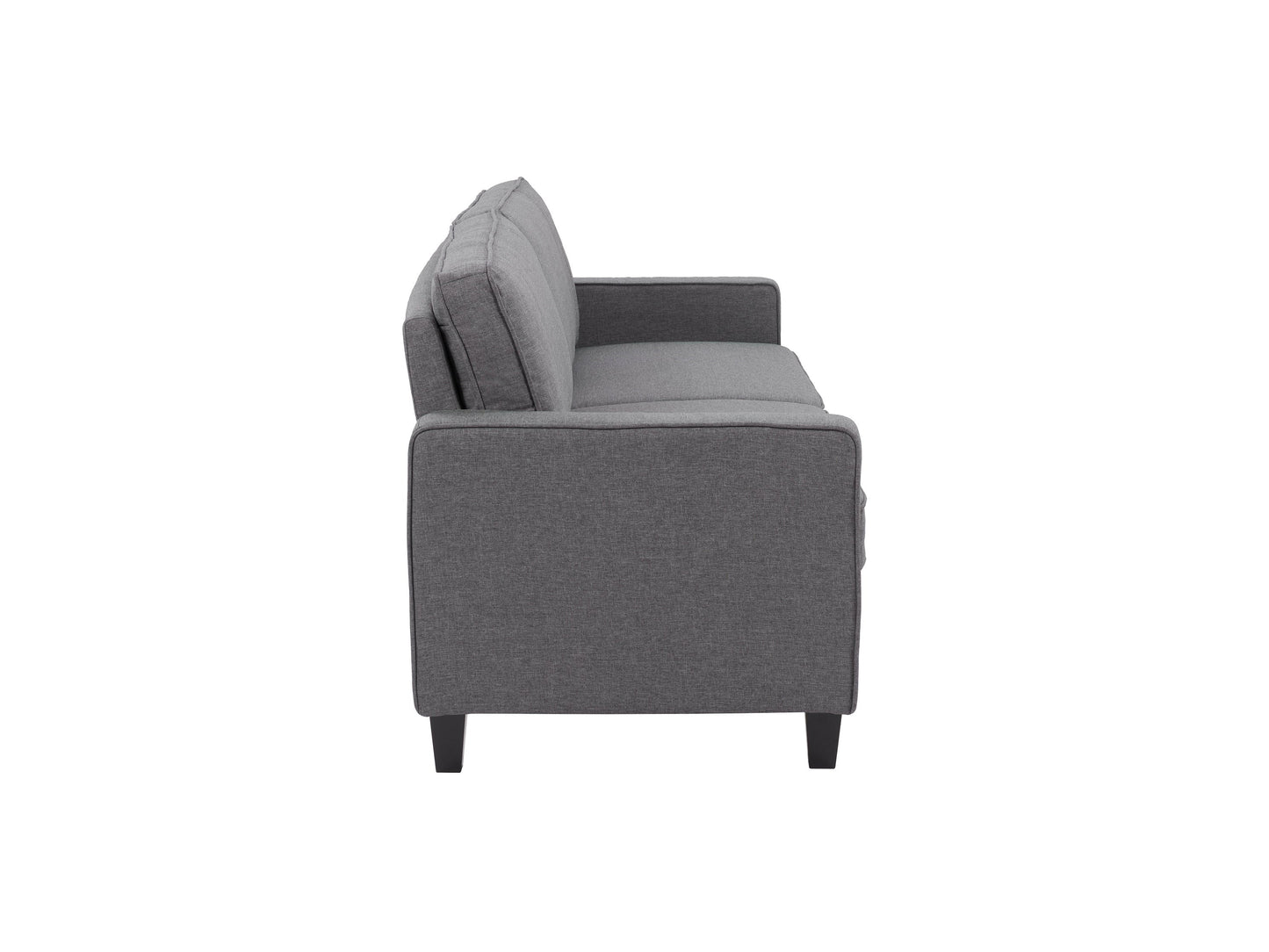 grey 3 Seater Sofa Georgia Collection product image by CorLiving#color_georgia-grey