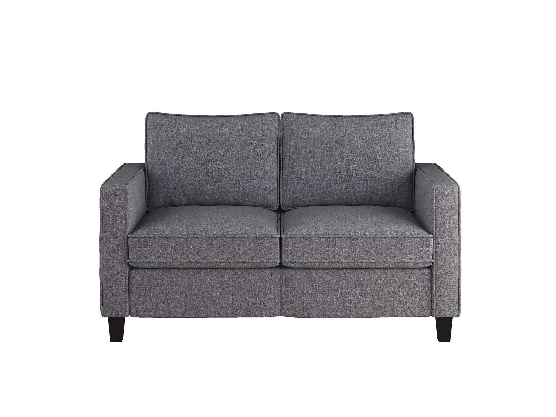 grey 2 Seater Loveseat and Chair Set, 2 piece Georgia Collection detail image by CorLiving#color_georgia-grey