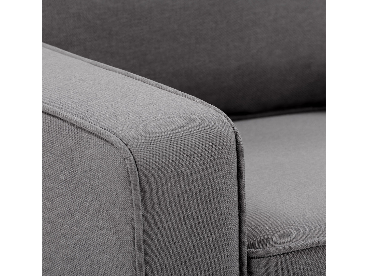 grey 2 Seater Loveseat and Chair Set, 2 piece Georgia Collection detail image by CorLiving#color_georgia-grey