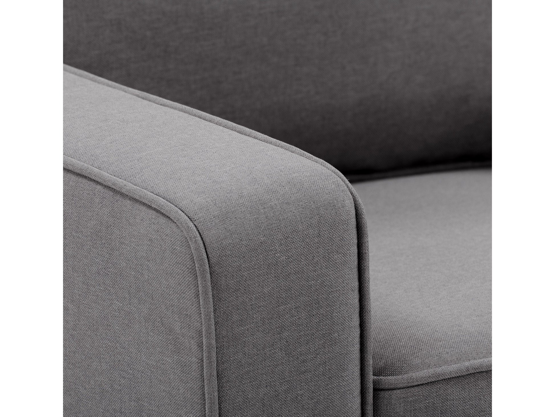 grey 2 Seater Loveseat and Chair Set, 2 piece Georgia Collection detail image by CorLiving#color_georgia-grey