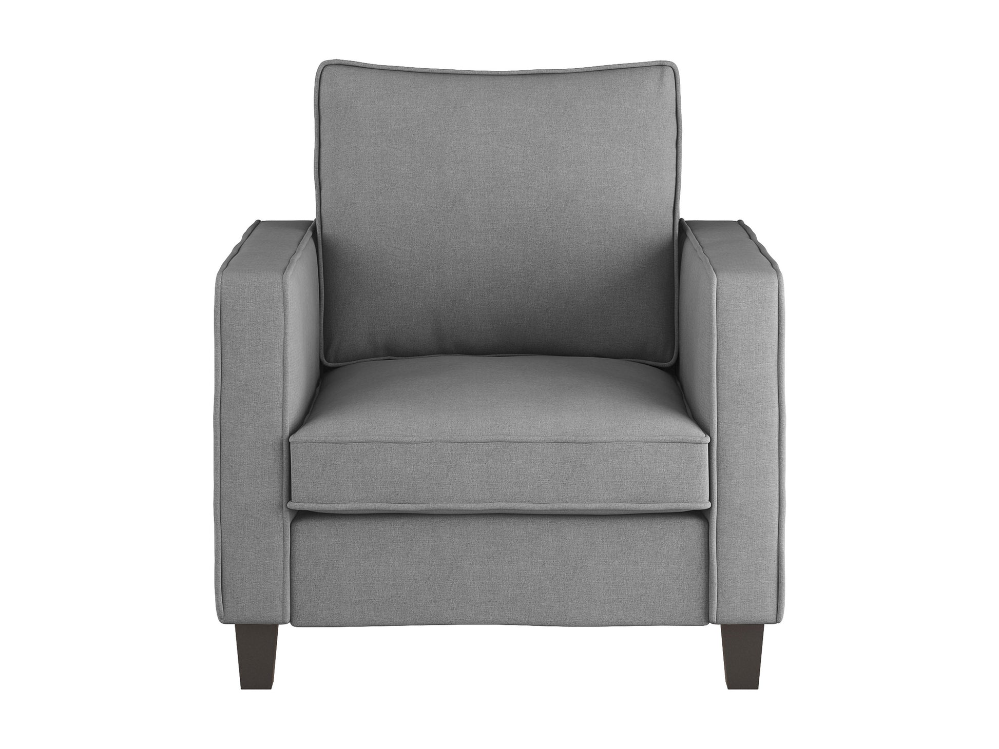 light grey Mid-Century Modern Armchair Georgia Collection product image by CorLiving#color_georgia-light-grey