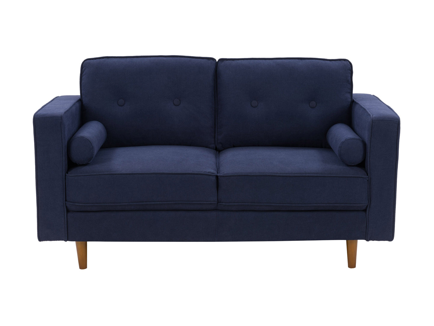 navy blue 2 Seater Loveseat Sofa Mulberry collection product image by CorLiving#color_navy-blue