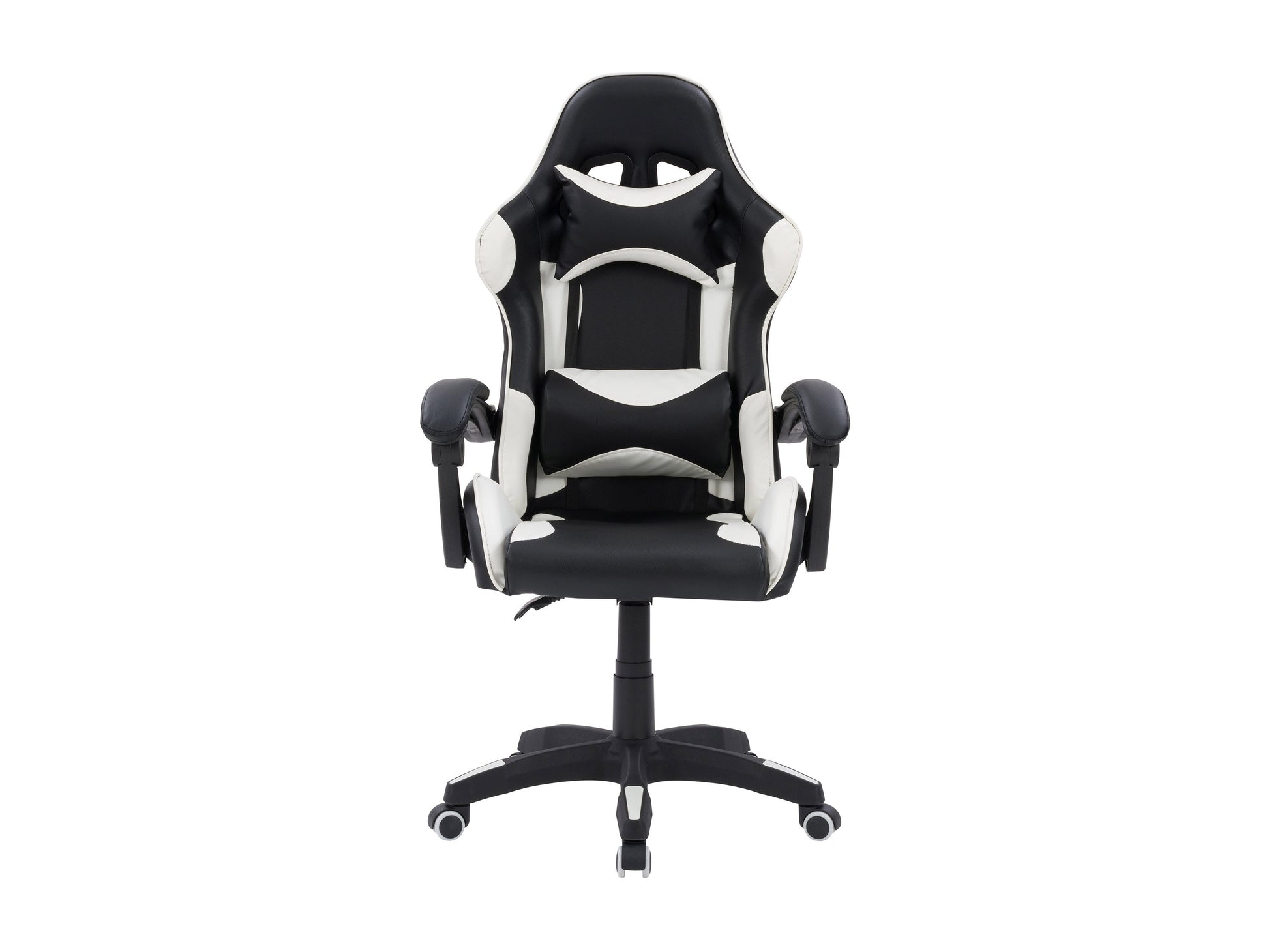 black and white Reclining Gaming Chair Ravagers Collection product image by CorLiving#color_black-and-white