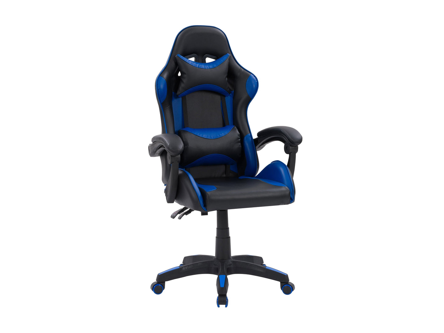 black and blue Reclining Gaming Chair Ravagers Collection product image by CorLiving#color_black-and-blue