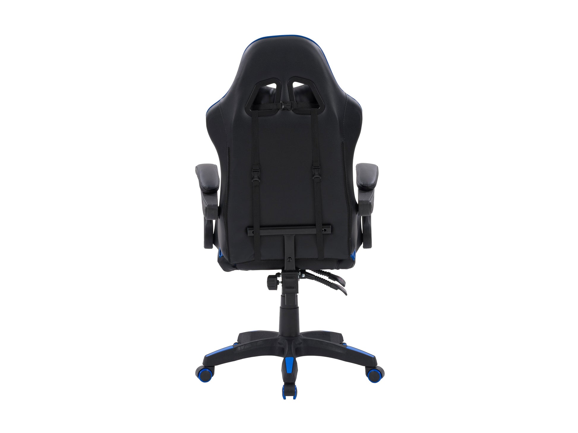 black and blue Reclining Gaming Chair Ravagers Collection product image by CorLiving#color_black-and-blue