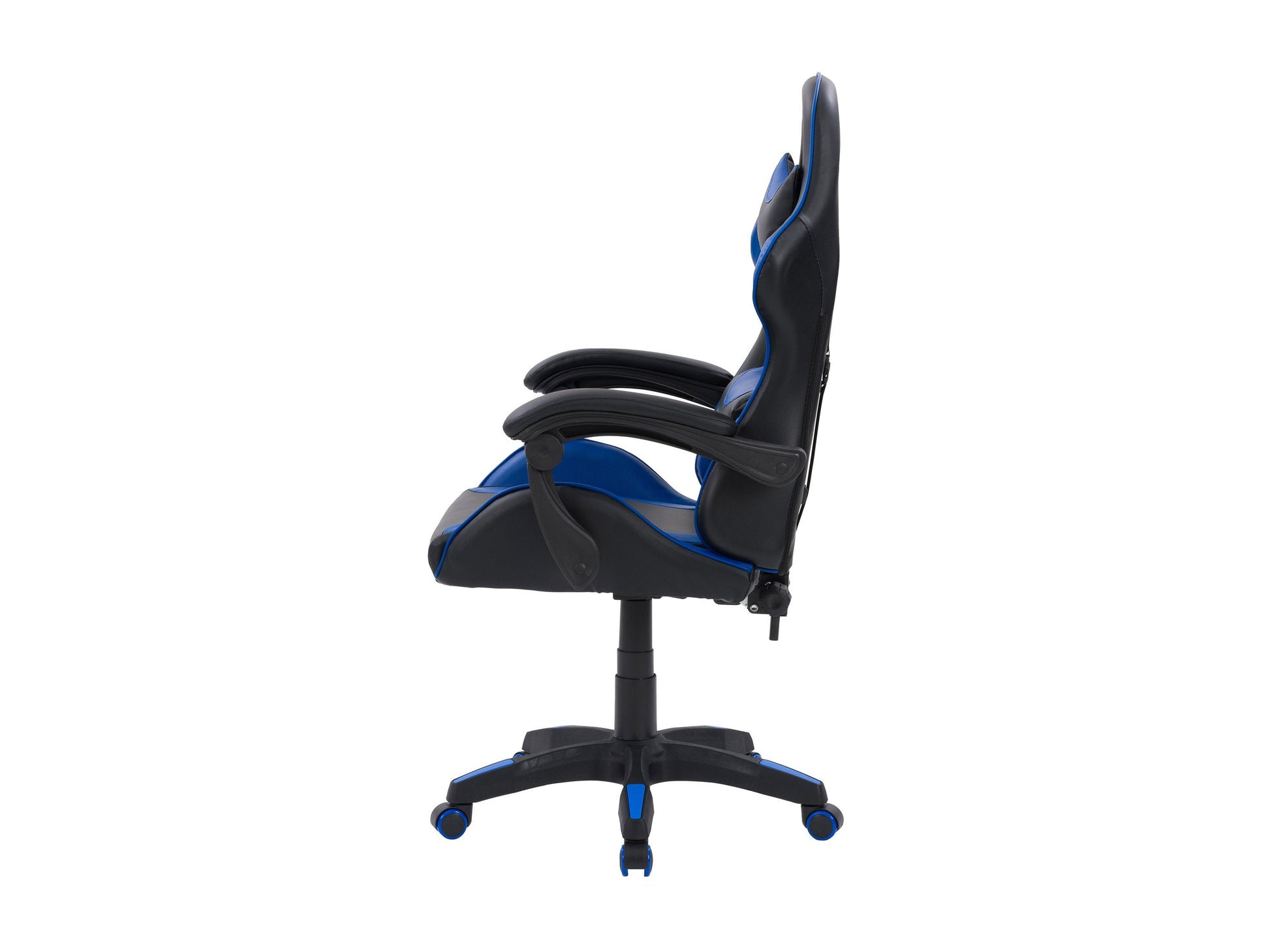 black and blue Reclining Gaming Chair Ravagers Collection product image by CorLiving#color_black-and-blue