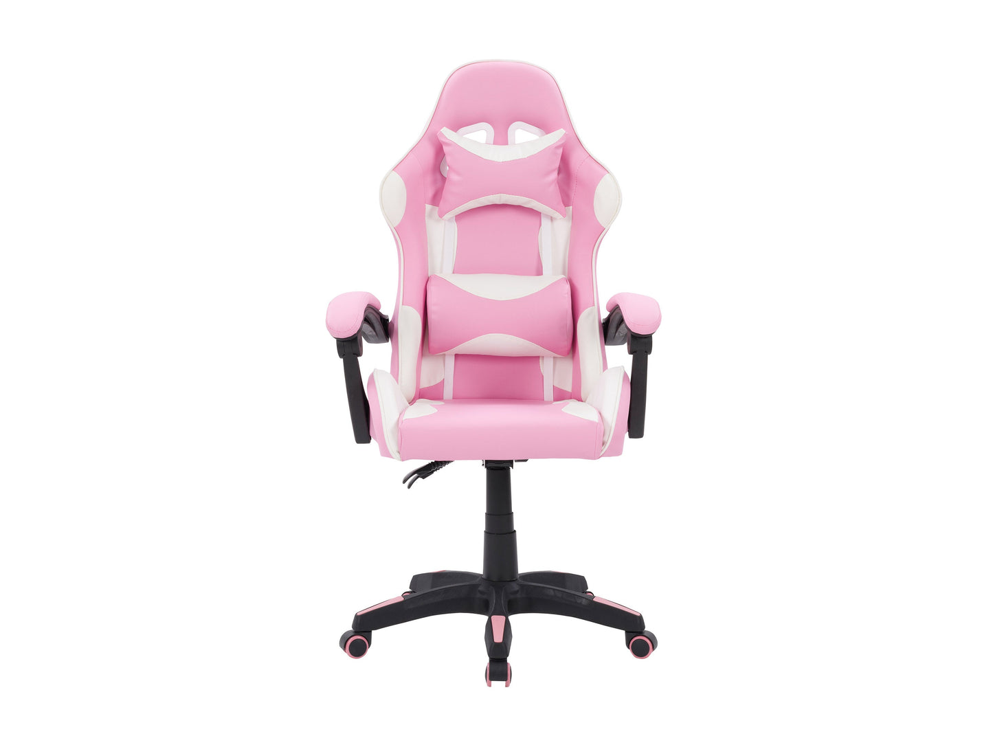 pink and white Reclining Gaming Chair Ravagers Collection product image by CorLiving#color_pink-and-white