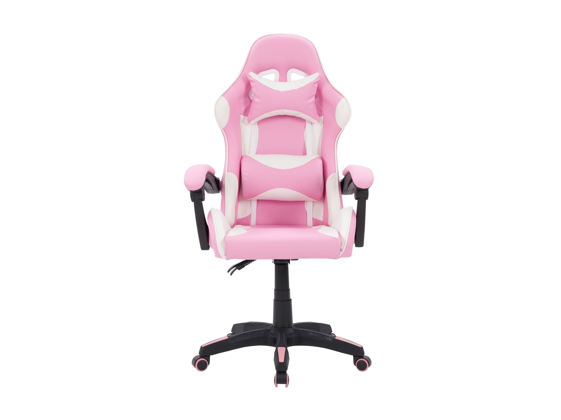 pink and white Reclining Gaming Chair Ravagers Collection product image by CorLiving#color_pink-and-white