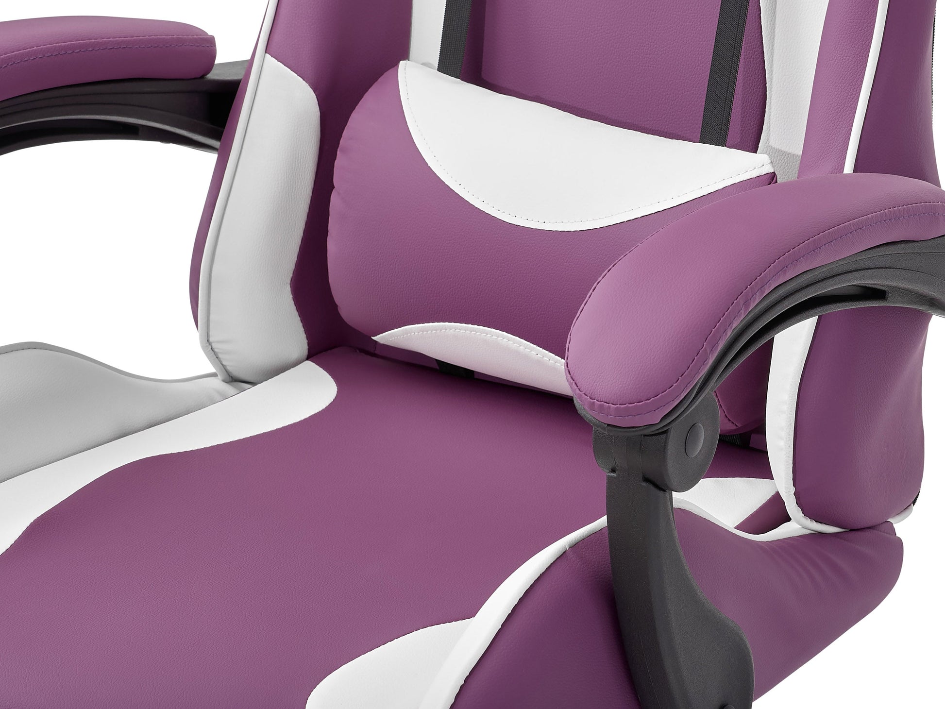 purple and white Reclining Gaming Chair Ravagers Collection detail image by CorLiving#color_purple-and-white
