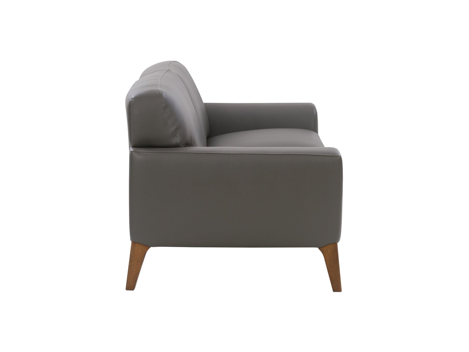 grey Faux Leather Sofa London collection product image by CorLiving#color_grey