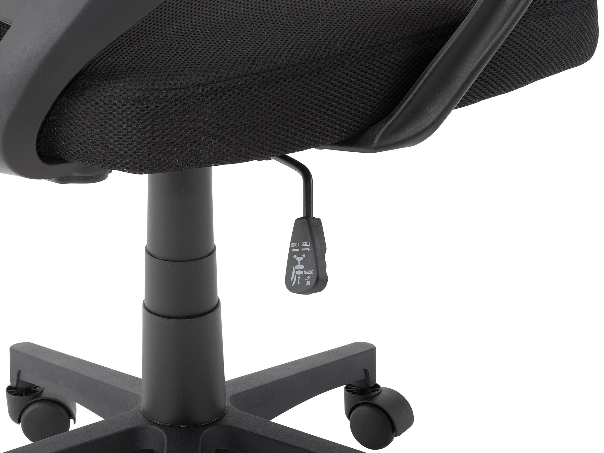 blue Mesh Back Office Chair Jaxon Collection detail image by CorLiving#color_blue