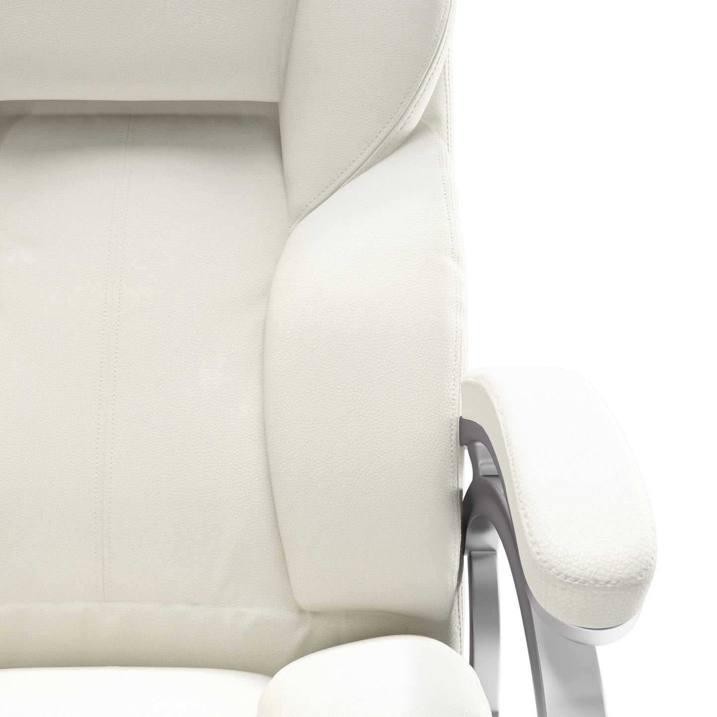 antique white Executive Office Chair Leon Collection detail image by CorLiving#color_antique-white