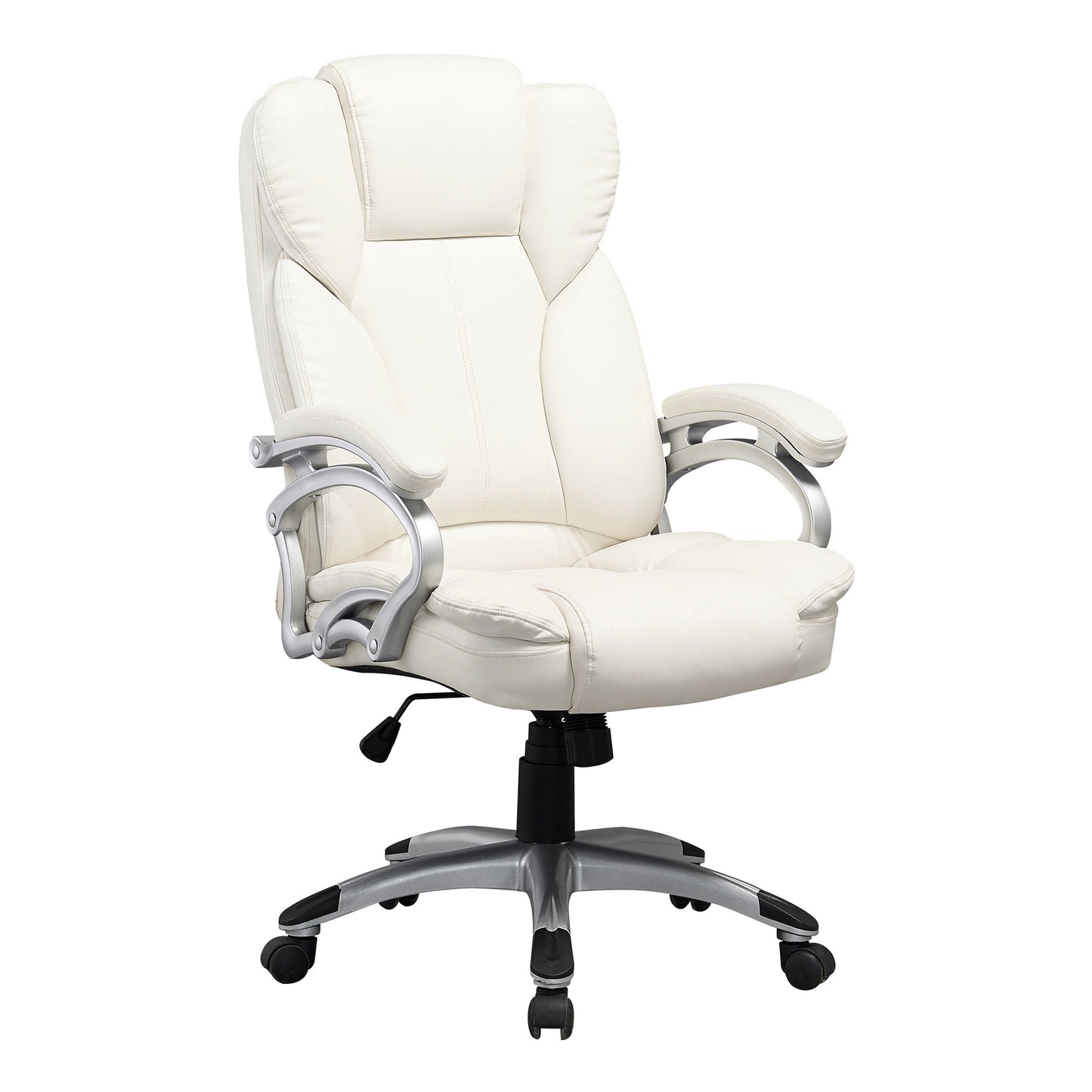 antique white Executive Office Chair Leon Collection product image by CorLiving#color_antique-white