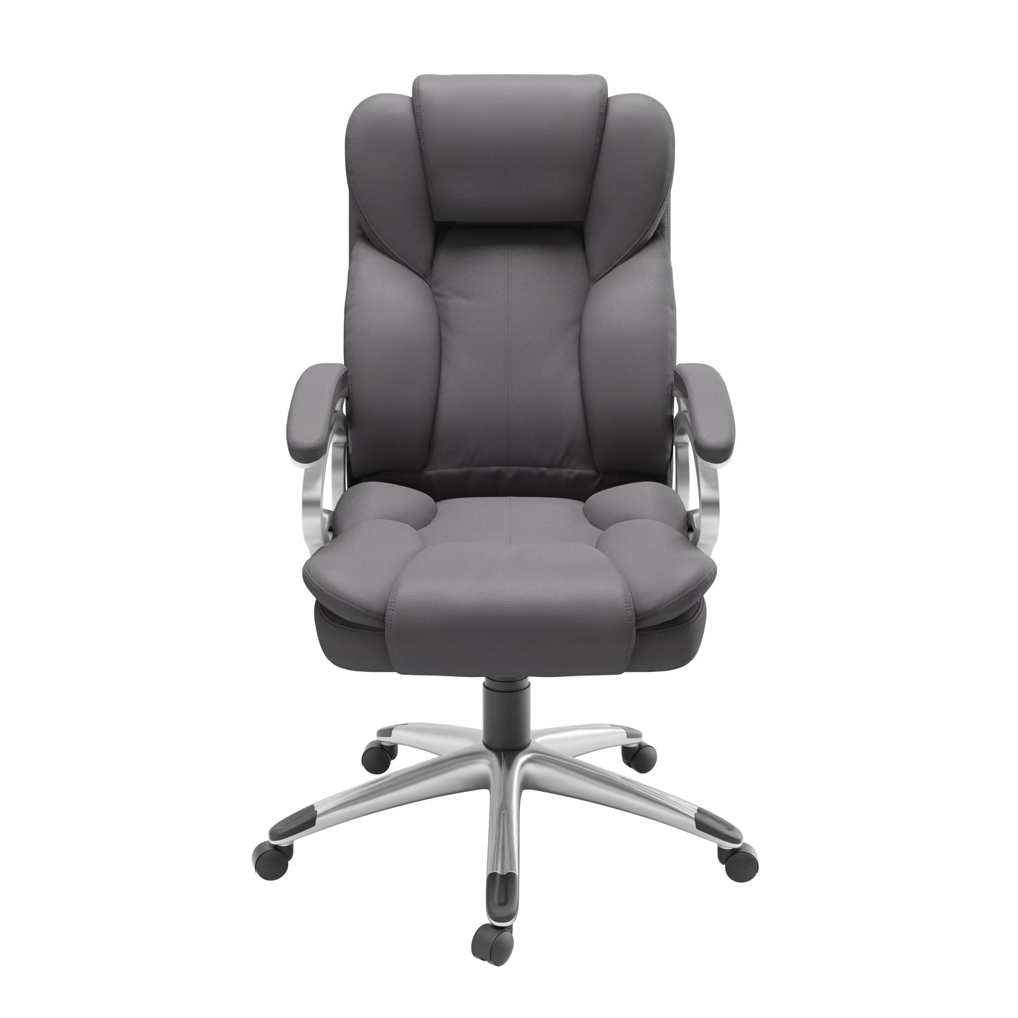 steel grey Executive Office Chair Leon Collection product image by CorLiving#color_steel-grey