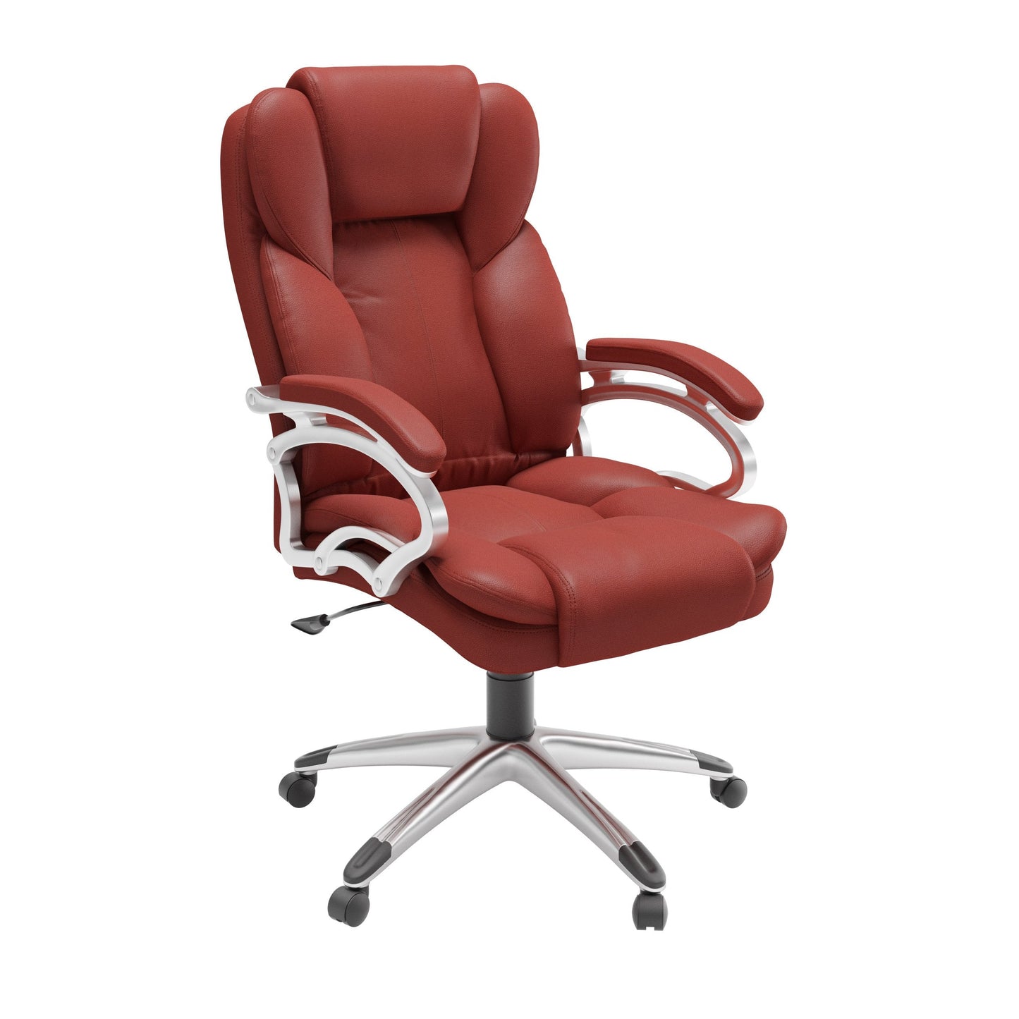 brick red Executive Office Chair Leon Collection product image by CorLiving#color_brick-red