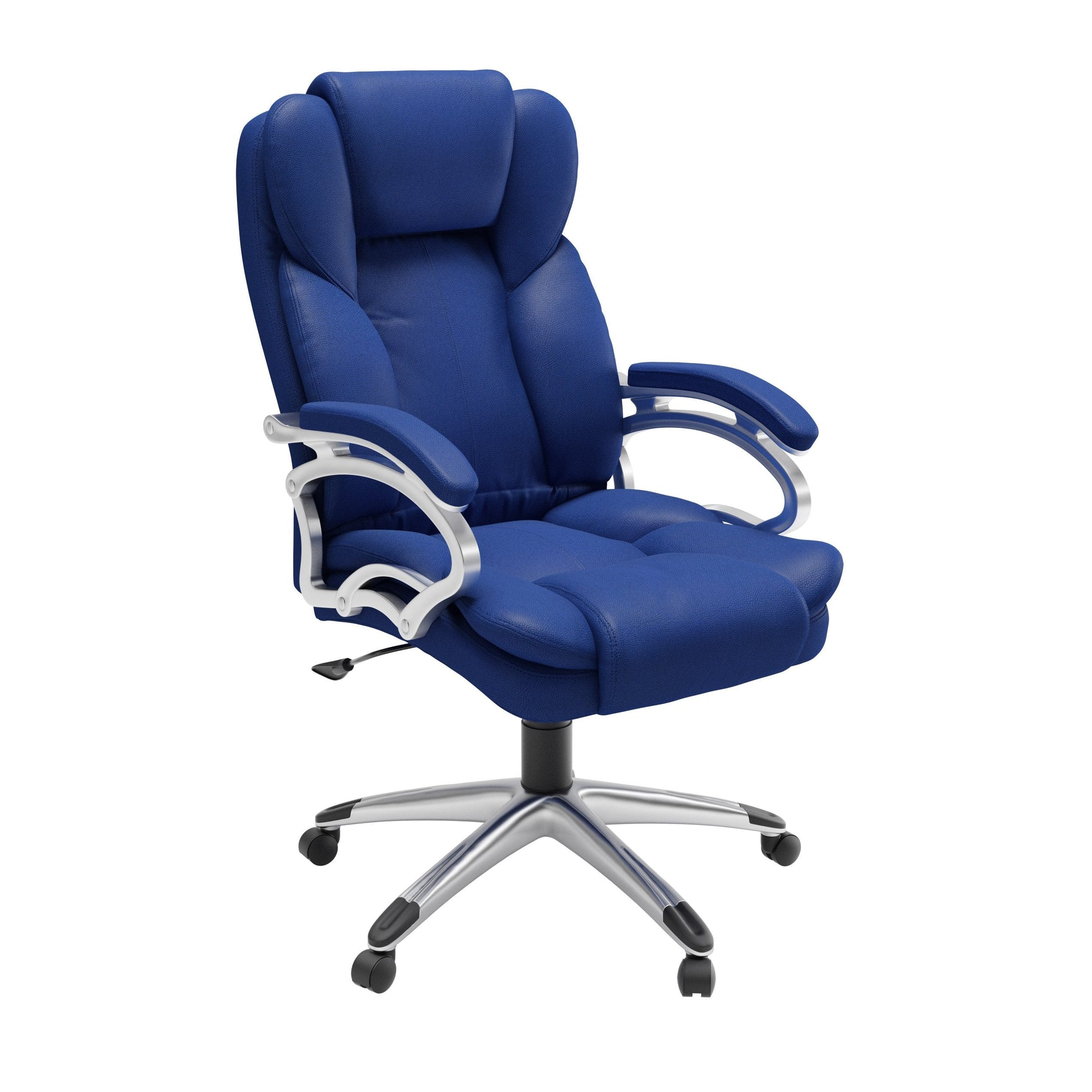 cobalt blue Executive Office Chair Leon Collection product image by CorLiving#color_cobalt-blue