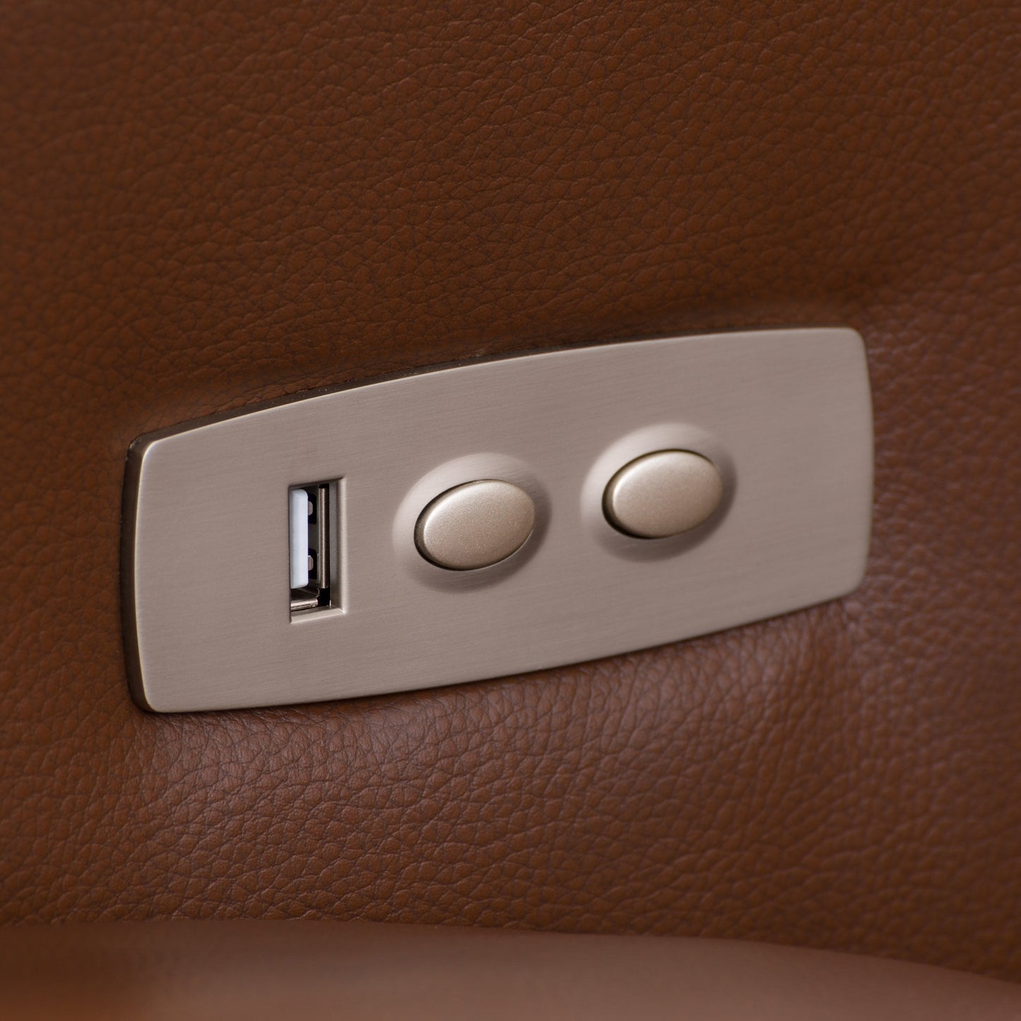 brown Power Recliner Tuscon Collection detail image by CorLiving#color_brown