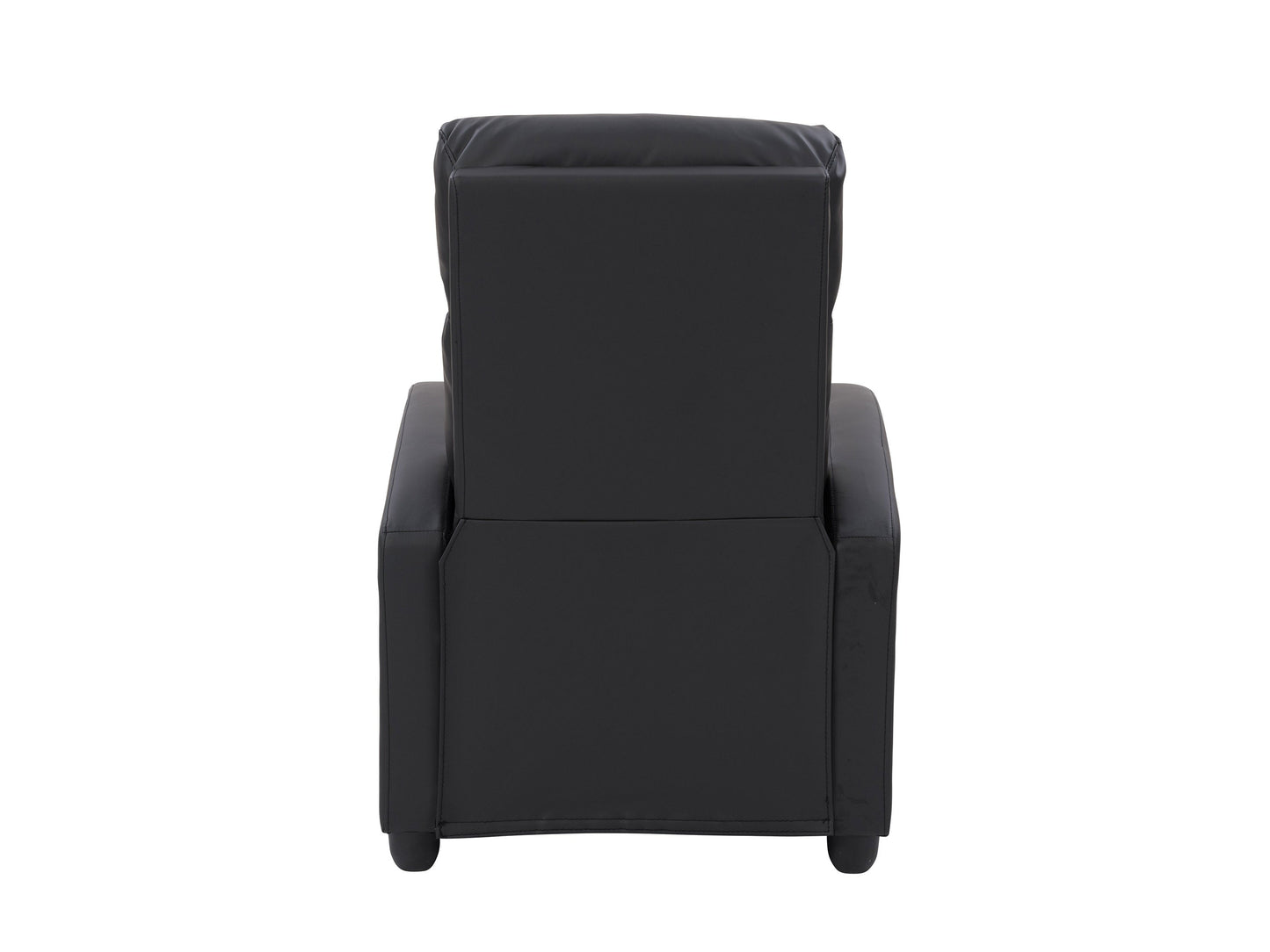 black Push Back Recliner Ophelia Collection product image by CorLiving#color_black