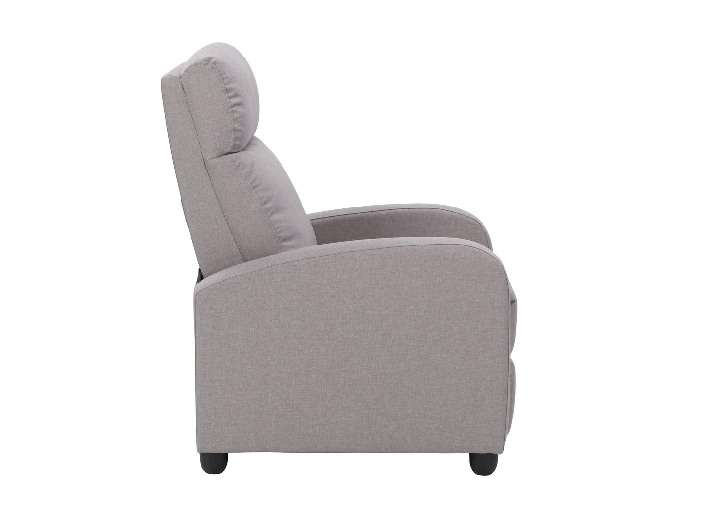light grey Push Back Recliner Ophelia Collection product image by CorLiving#color_light-grey
