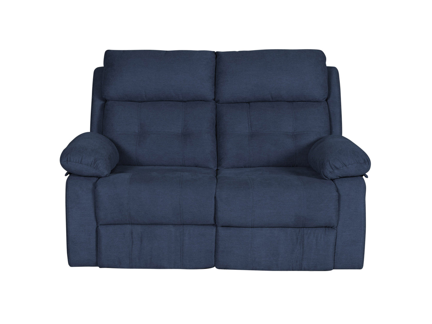 blue 2 Seater Recliner Sofa Oren Collection product image by CorLiving#color_blue