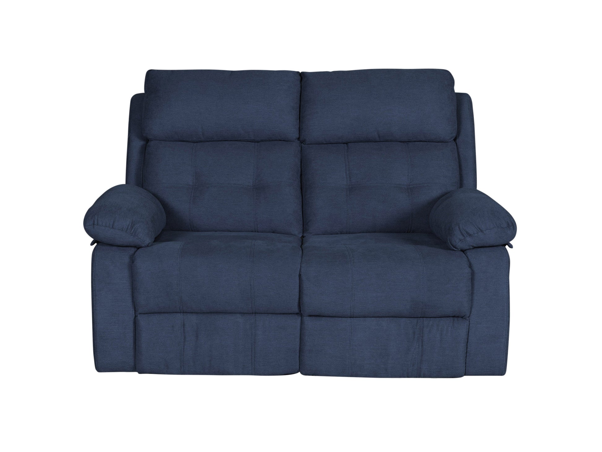 blue 2 Seater Recliner Sofa Oren Collection product image by CorLiving#color_blue