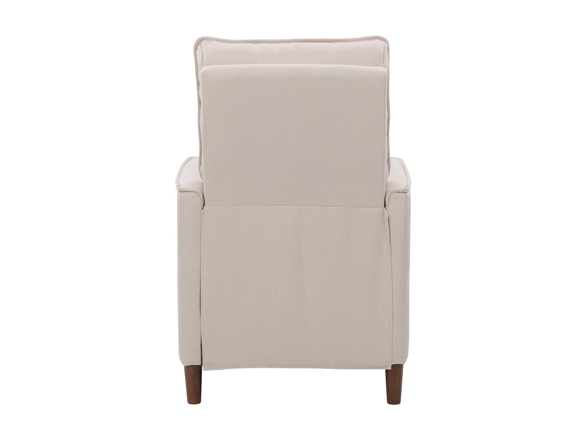 beige Mid Century Recliner Alder Collection product image by CorLiving#color_beige