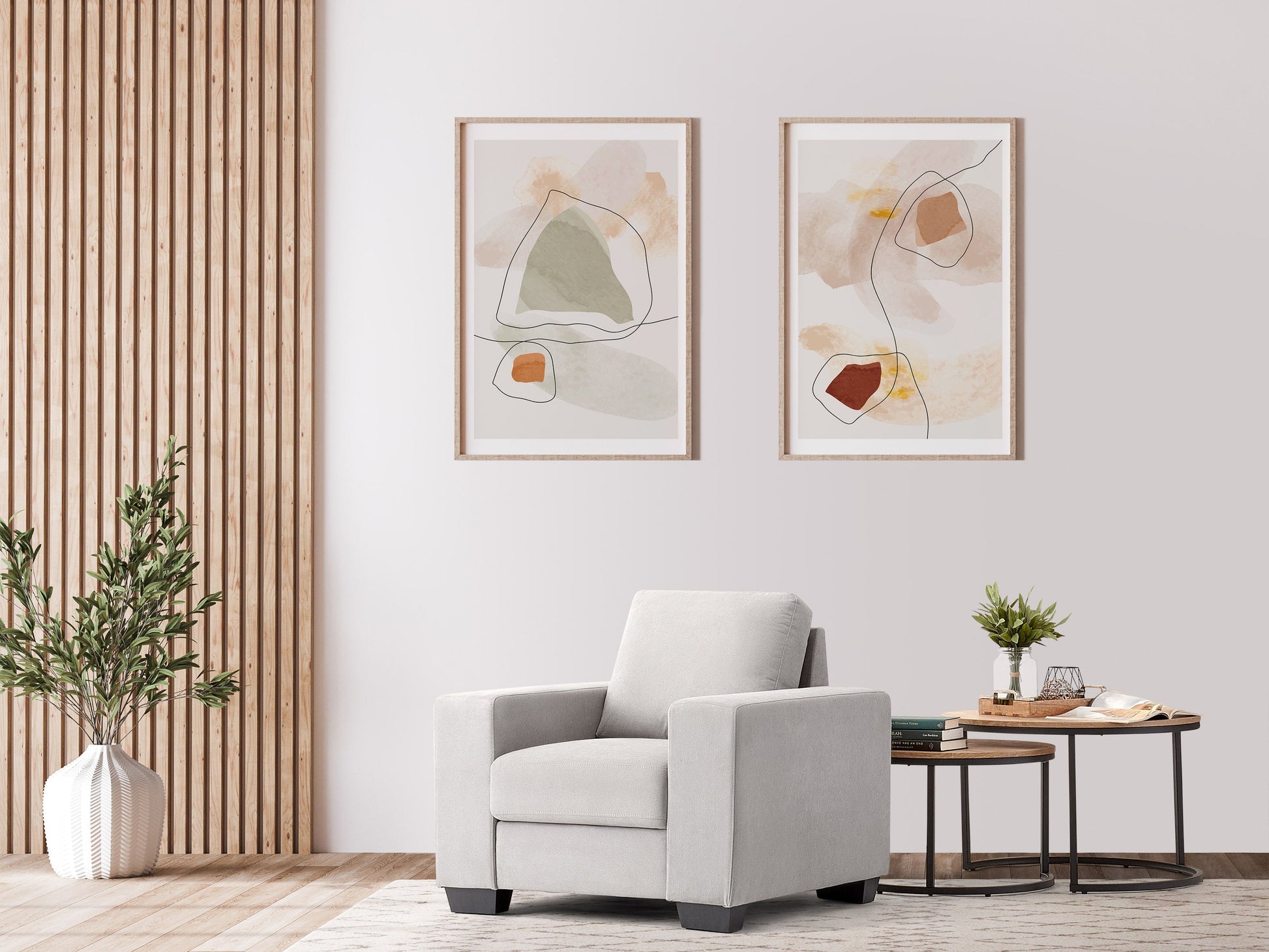 light grey Grey Accent Chair Lyon Collection lifestyle scene by CorLiving#color_lyon-light-grey
