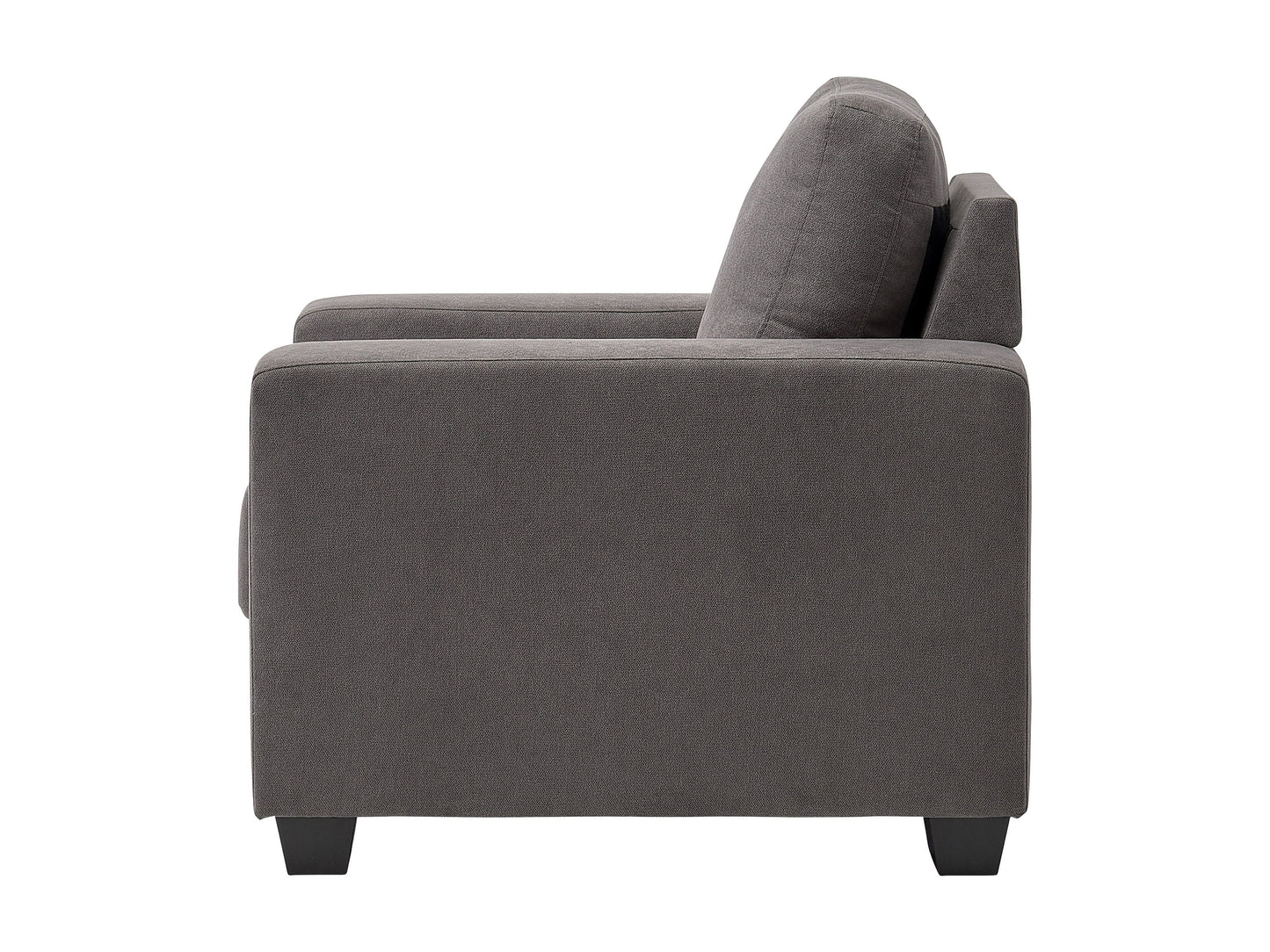 dark grey Grey Accent Chair Lyon Collection product image by CorLiving#color_lyon-dark-grey
