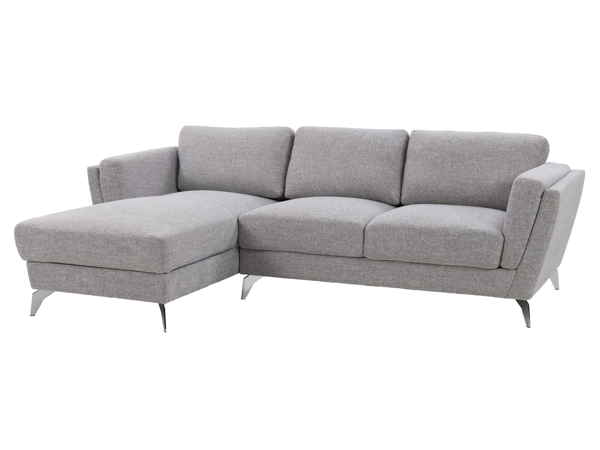 light grey L Shaped Sofa, Left Facing Lansing Collection product image by CorLiving#color_lansing-light-grey