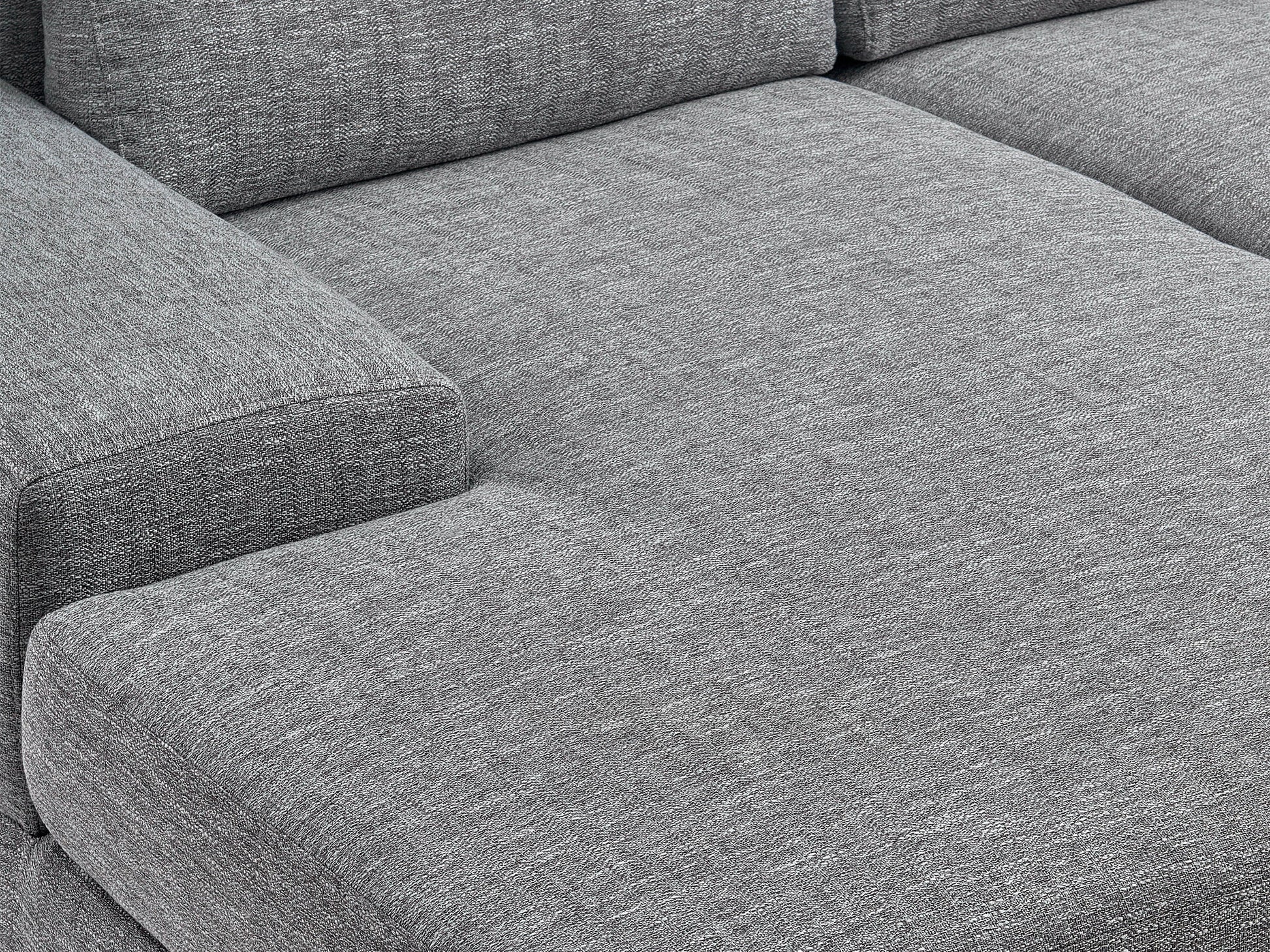 grey Modern Sectional Sofa, Right Facing Ava collection detail image by CorLiving#color_grey