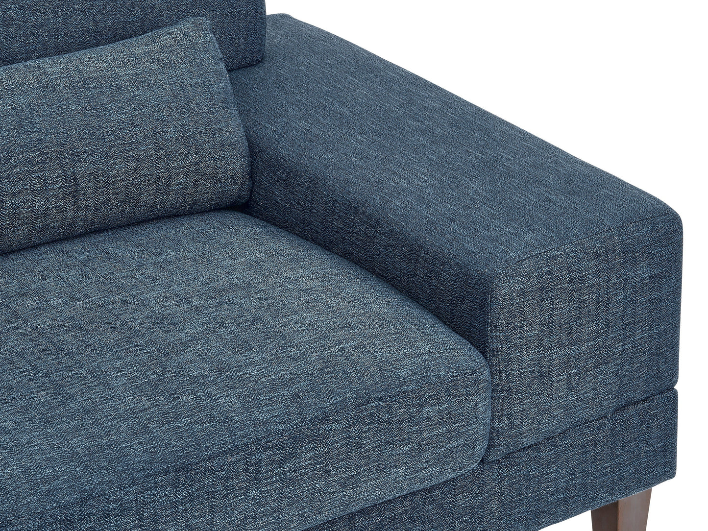 blue Modern Sectional Sofa, Right Facing Ava collection detail image by CorLiving#color_blue