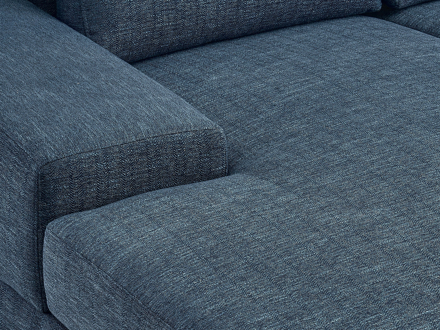 blue Modern Sectional Sofa, Right Facing Ava collection detail image by CorLiving#color_blue